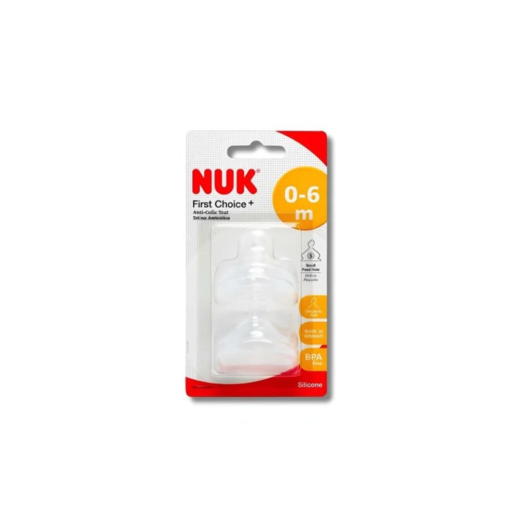 Nuk Lot De 2 Tetines First Choice+ 0-6 Mois Taille S