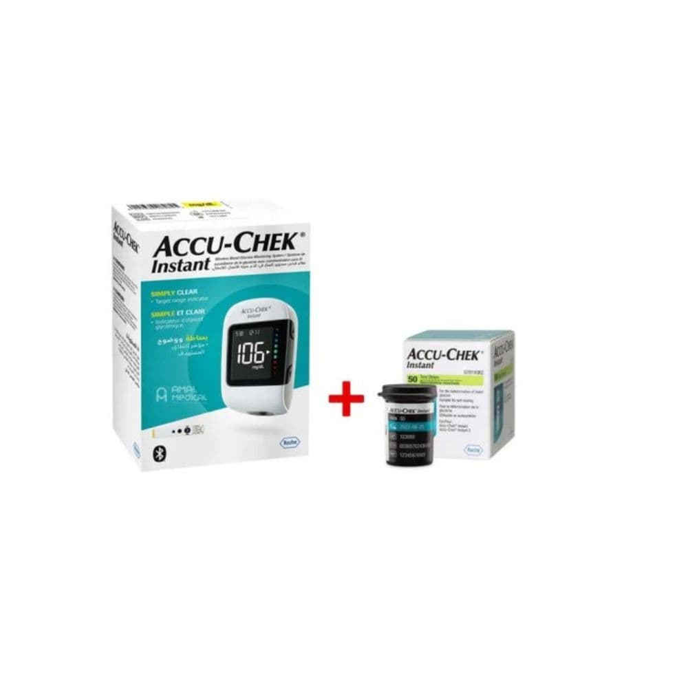 Accu-chek Instant Coffret 50 Bandelettes + Appareil