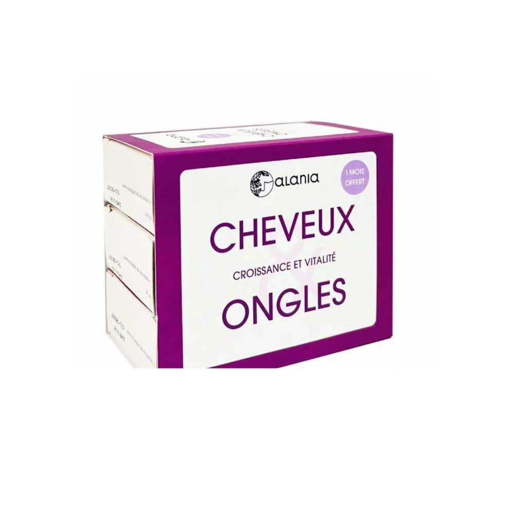 Alania Pack 2X Cheveux Et Ongles 30 Gelules + 1MOIS Offert
