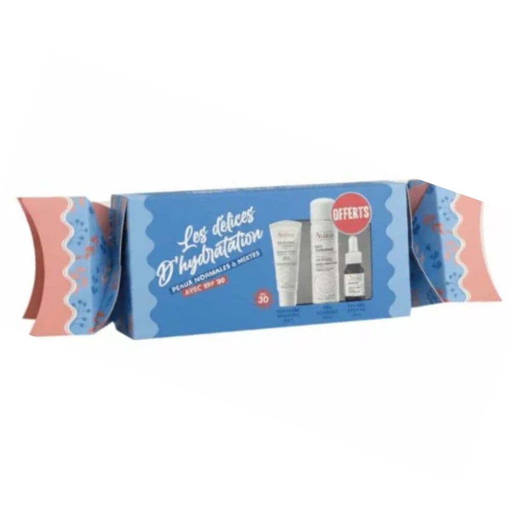 Avene Coffret Les Delices D Hydratation Hydrance UV Legere+eau Thermale 50ml+Vit C/g 10ml Offerts