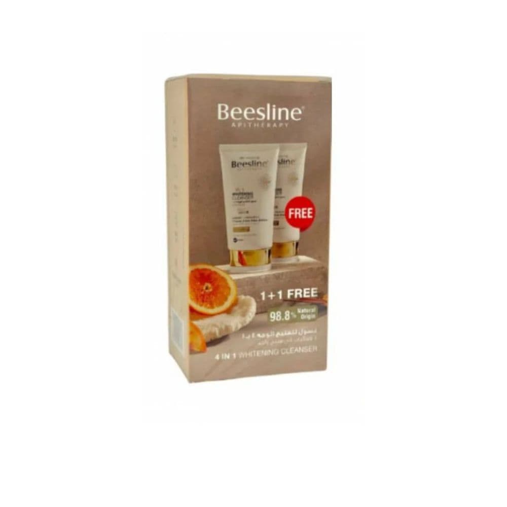 Beesline Coffret GEL Nettoyant Eclaircissant Visage 4EN1 +1 Offert
