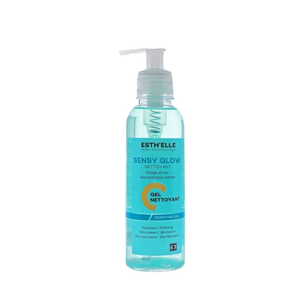 Esthelle Sensy Glow GEL Nettoyant Visage Et Cou 250ML