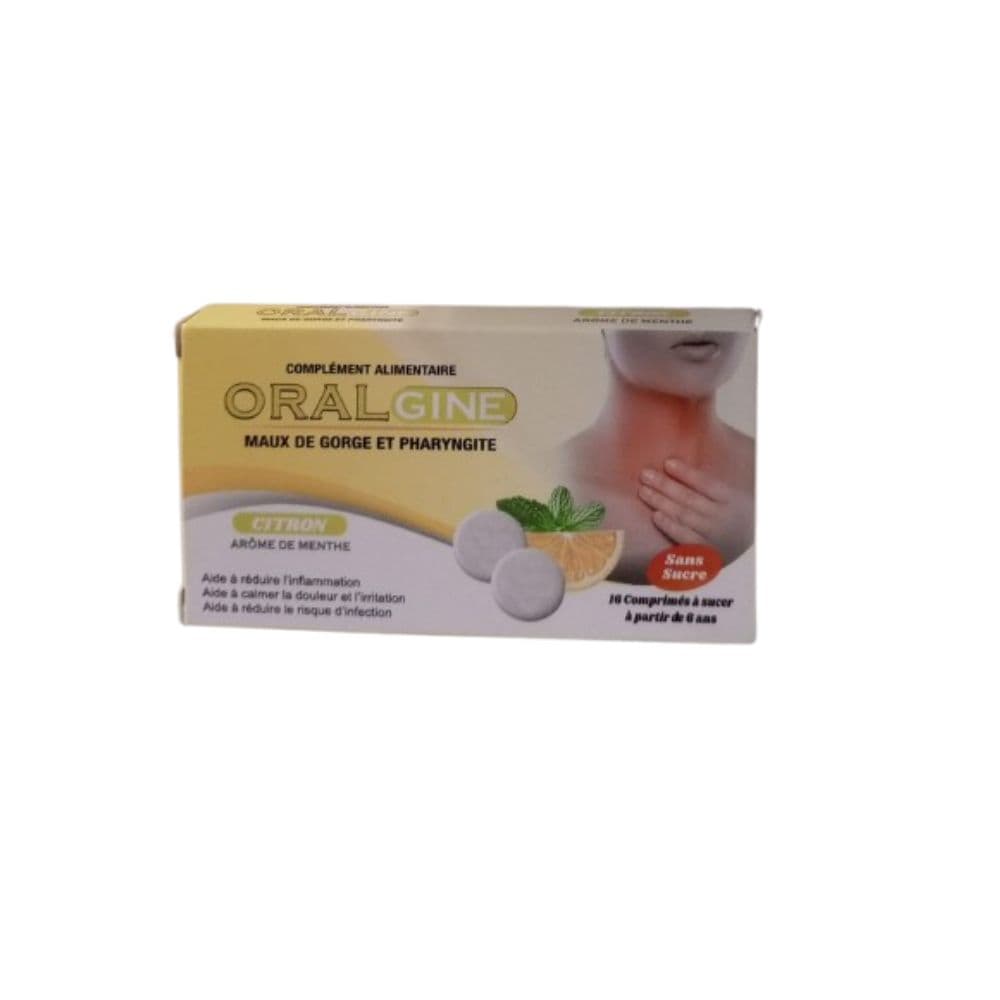 Oralgine Maux De Gorge Menthe Citron Comp Ss B/16