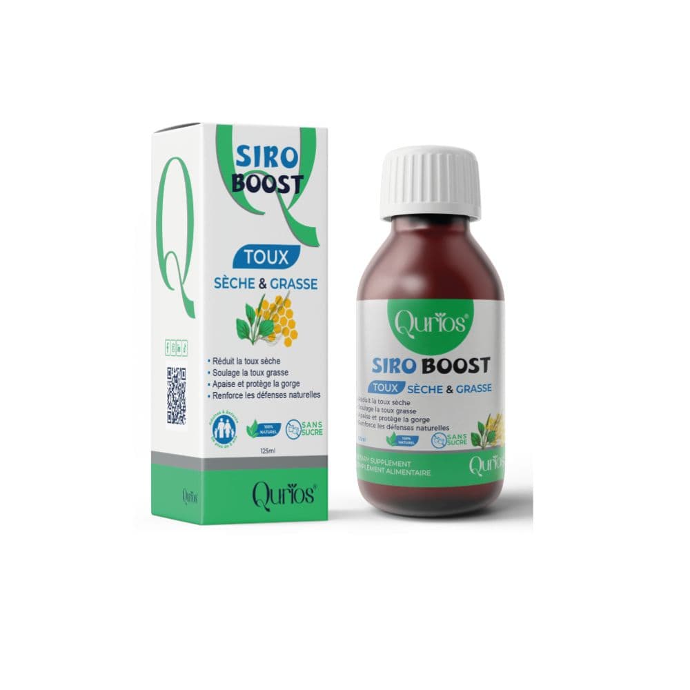 Qurios Siroboost Sirop Toux Seche Grasse 125ML