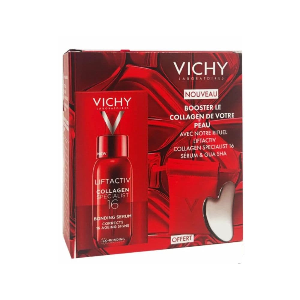 Vichy Pack Liftactiv Collagen Specialist 16 + Gua Sha