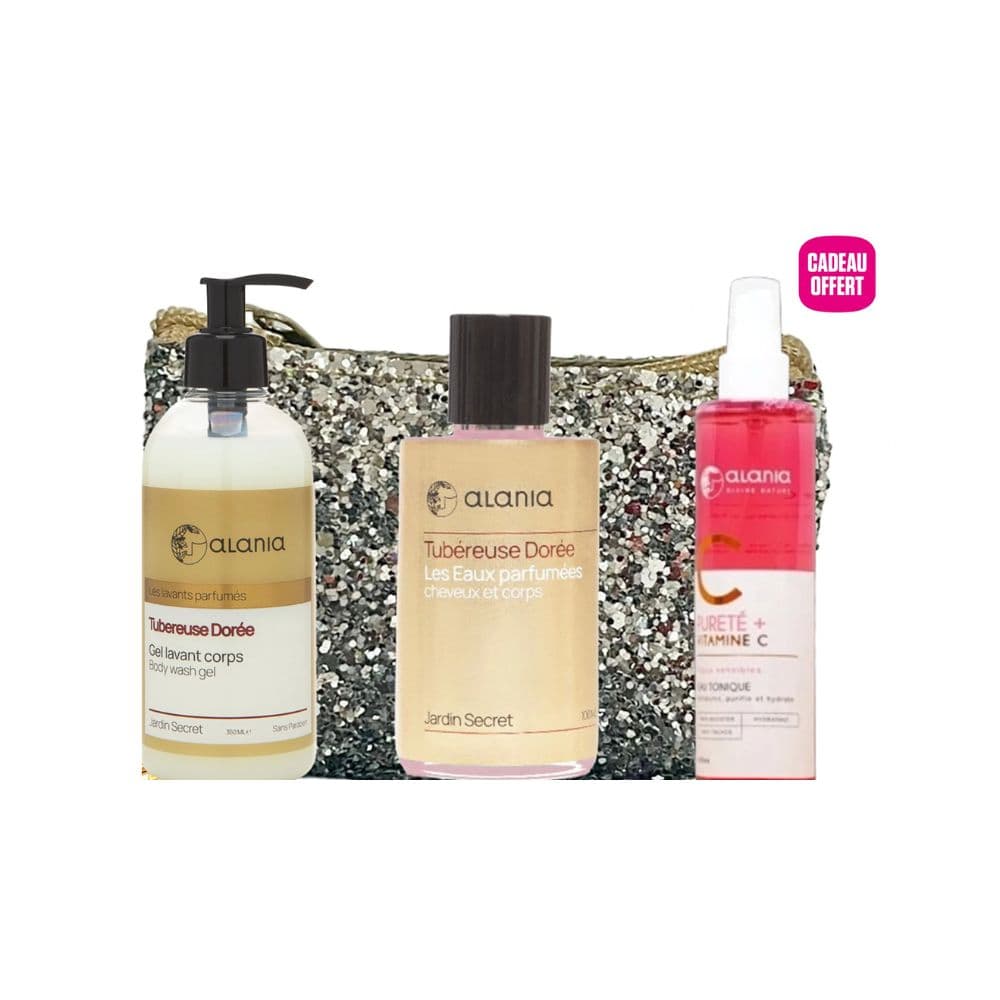 Alania Pack Tubereuse Doree Eau Toniq+trousse Soiree Offertes