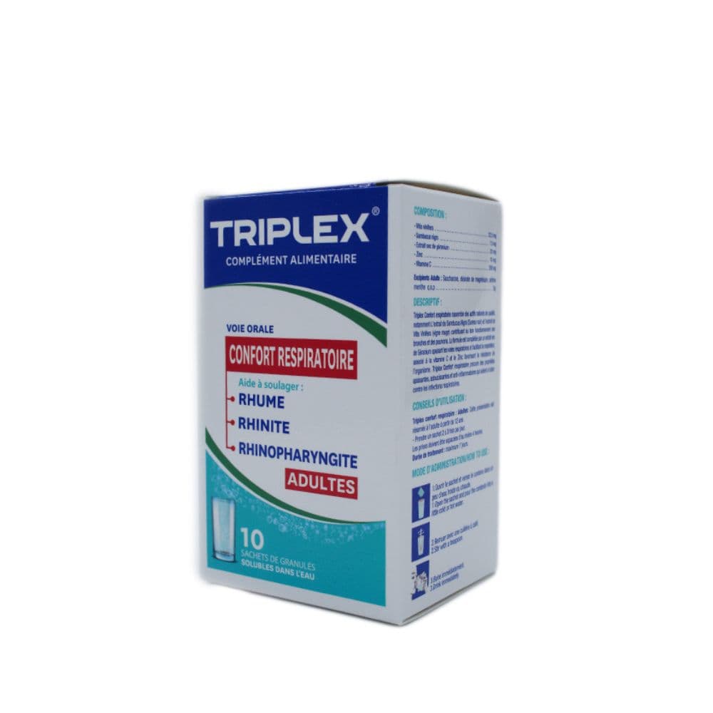 Triplex Confort Respiratoire Adultes Bt10 Sachets