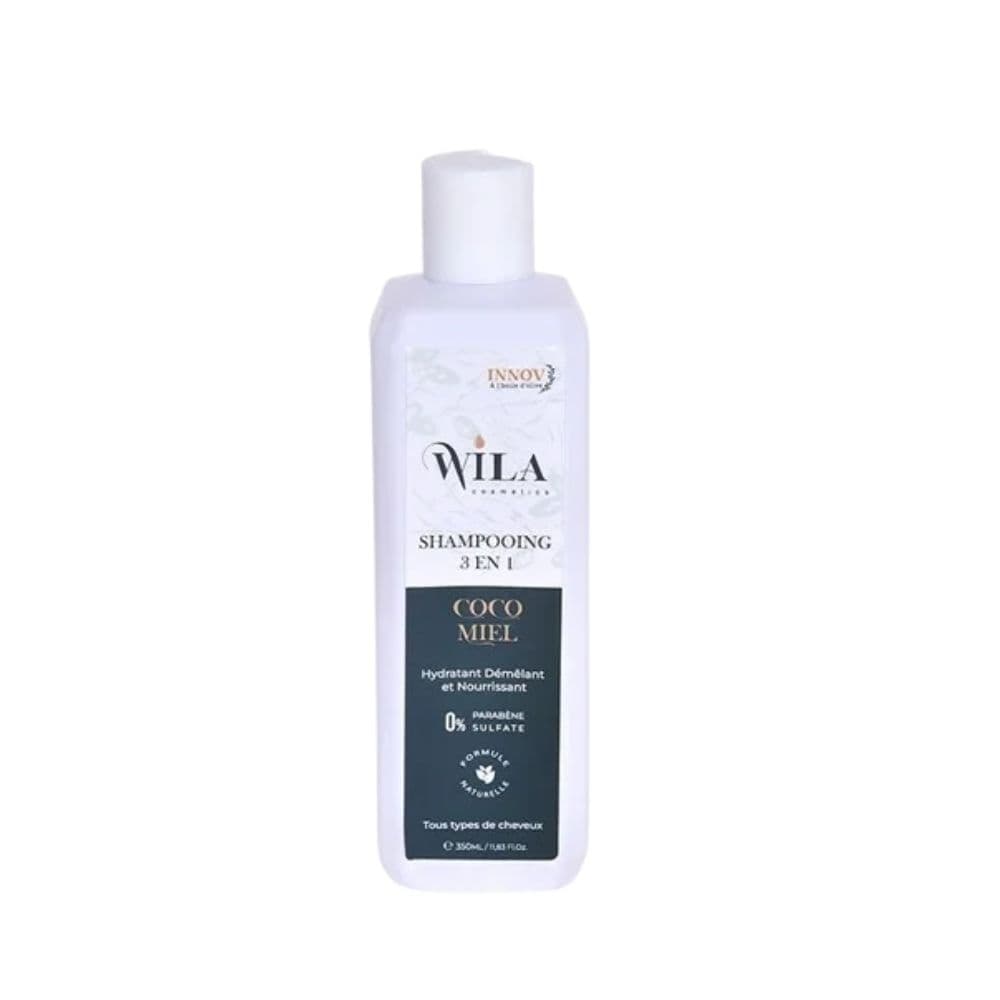 Wila Cosmetics Shampooing 3EN1 Coco Miel 350ML