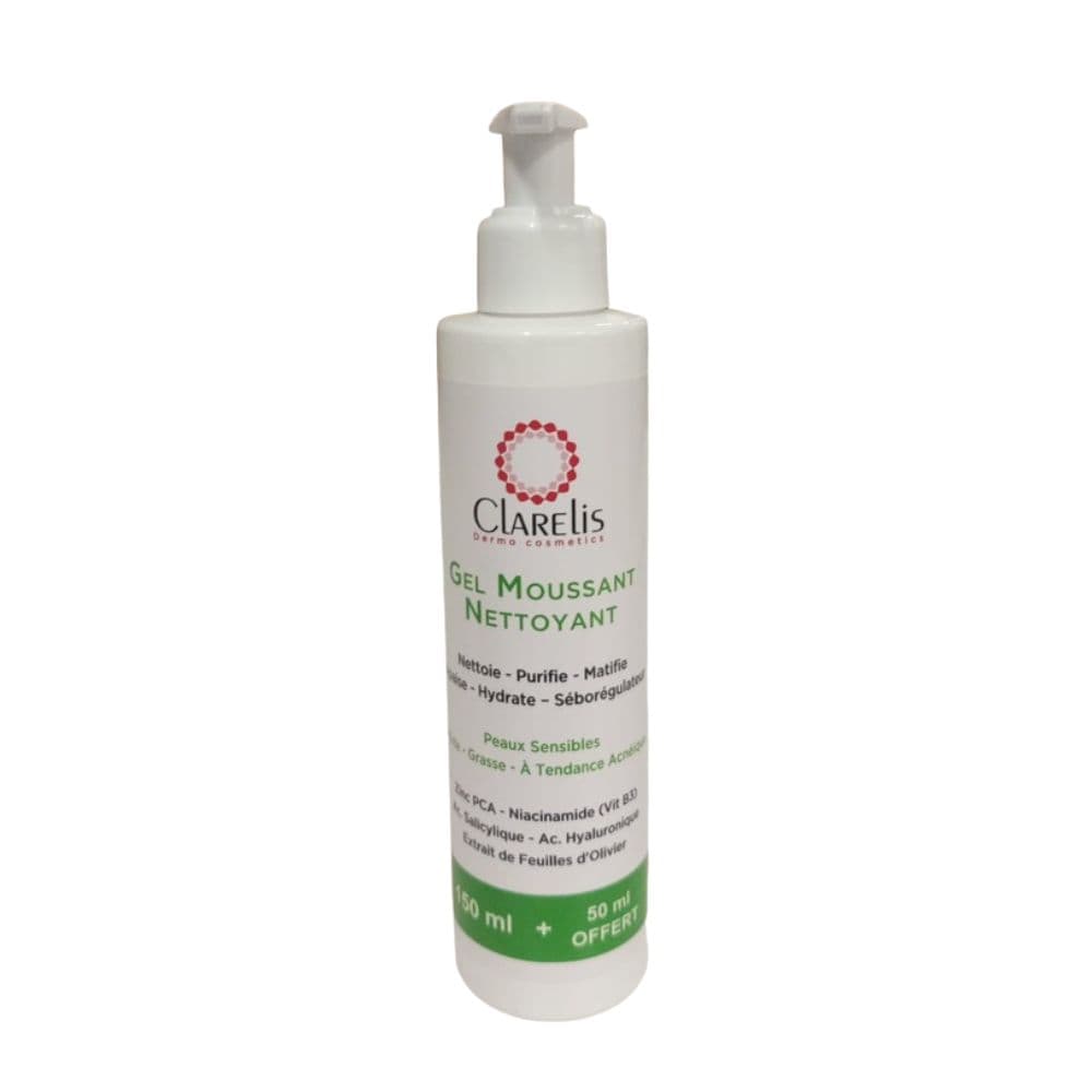 Clarelis GEL Mousse Nett 150ML +50ml Offert