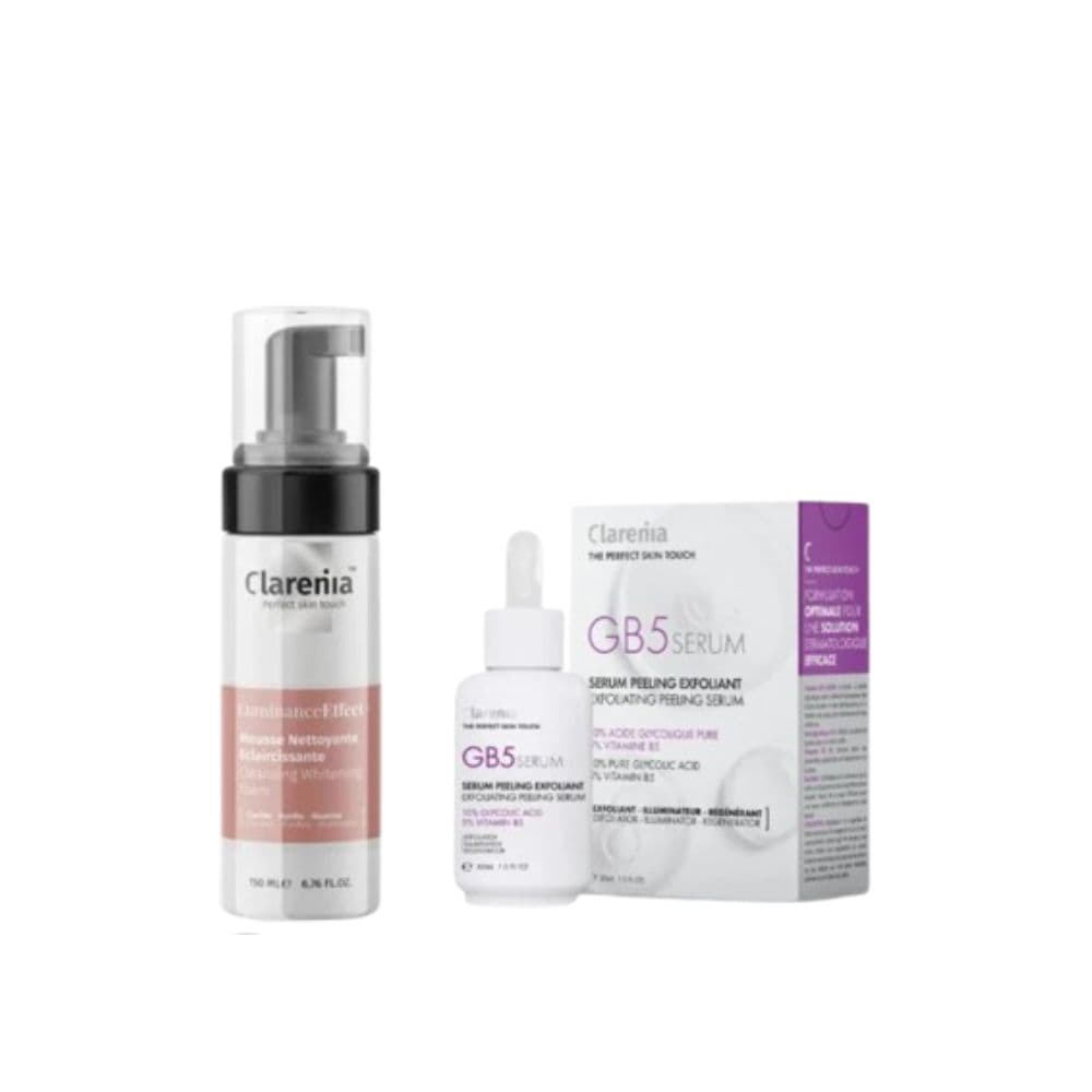Clarenia Pack (gb5 Serum Peeling Exfoliant 30ML+MOUSSE Eclair 150ML Grt