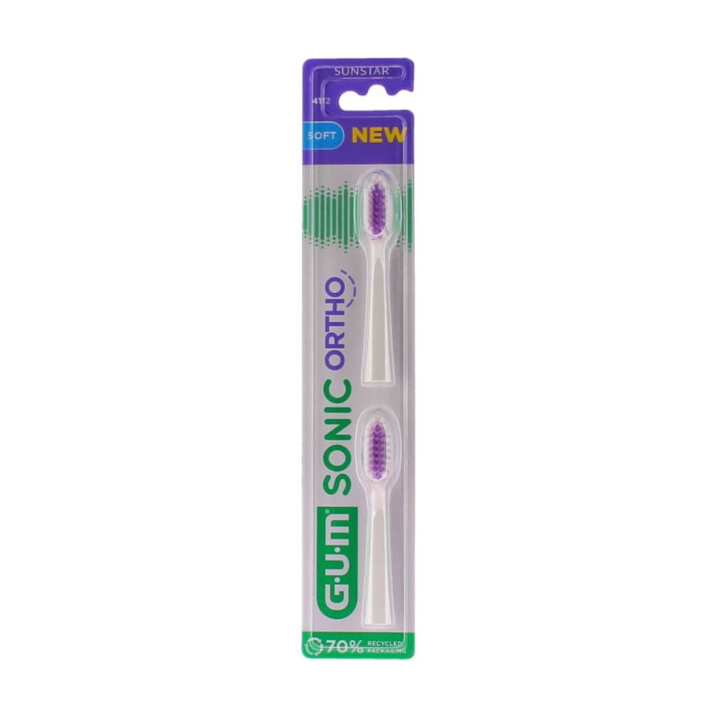 Gum Brosse Sonic Ortho Recharges 4112