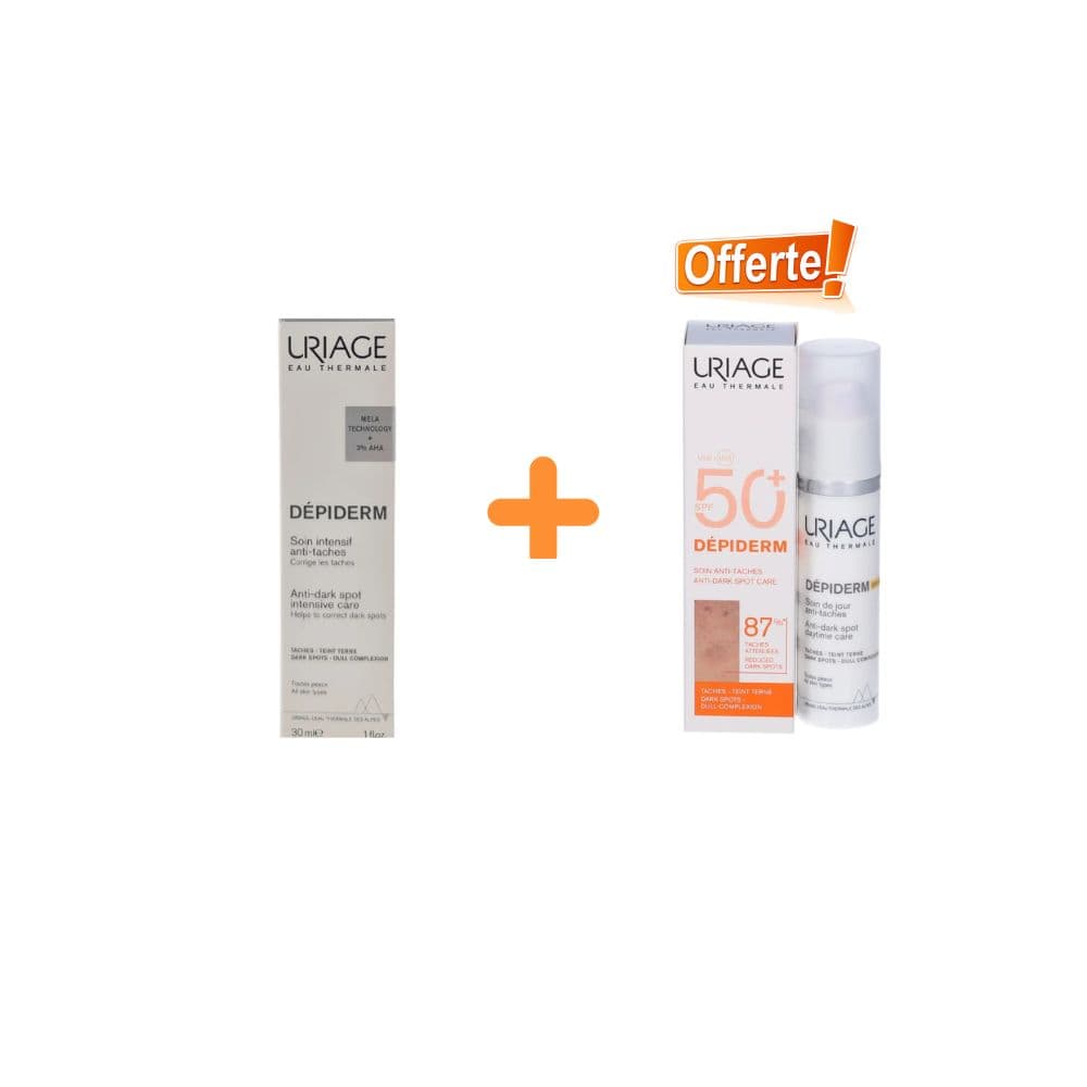 Uriage Depiderm (serum Booster Fl 30ML+ Soin De Jour Spf50 30ML Offert
