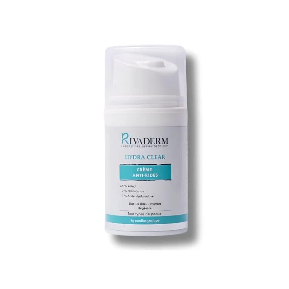 Rivaderm Hydra Clear Creme Hydatante Anti Rides 50GR