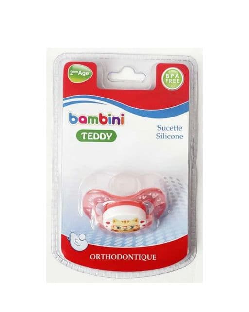Bambini Sucette Orthodontic Teddy 2EME Age 431 Rose