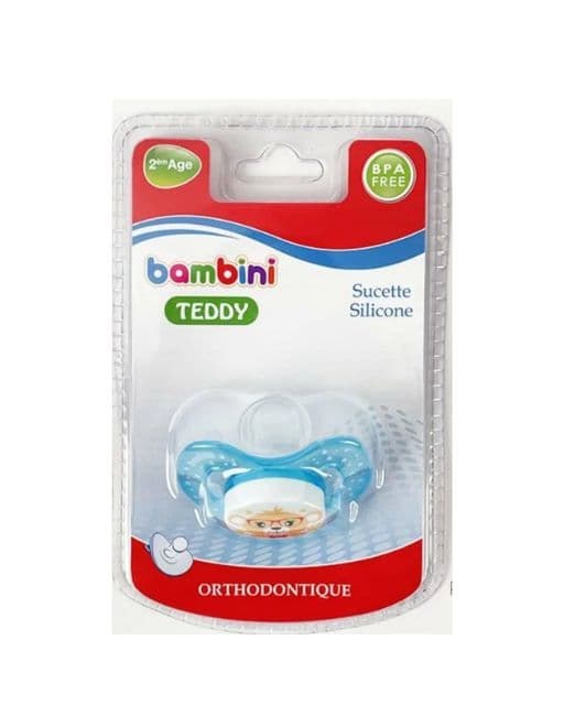 Bambini Sucette Orthodontic Teddy 2EME Age 431 Bleu