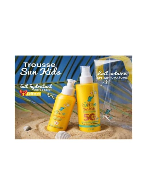 Calino Trousse Sun Kids Lait Solaire Spf50 + Lait Hyd Ap/soleil 120ML