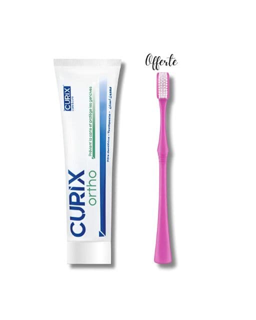 Curix Dentifrice Ortho + Brosse A Dents Offerte