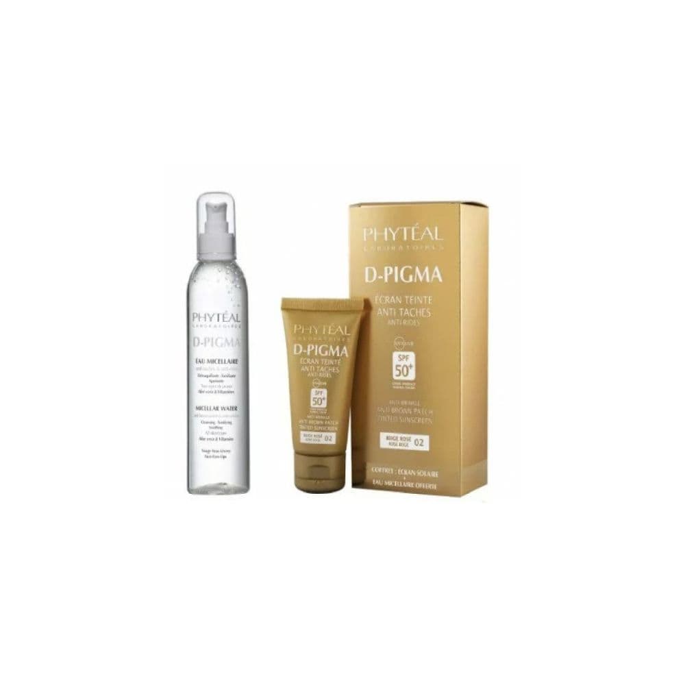 Phyteal Coffret Dpigma Ecran Teinte Beige Rose Spf50+ Eau Micellaire Offerte