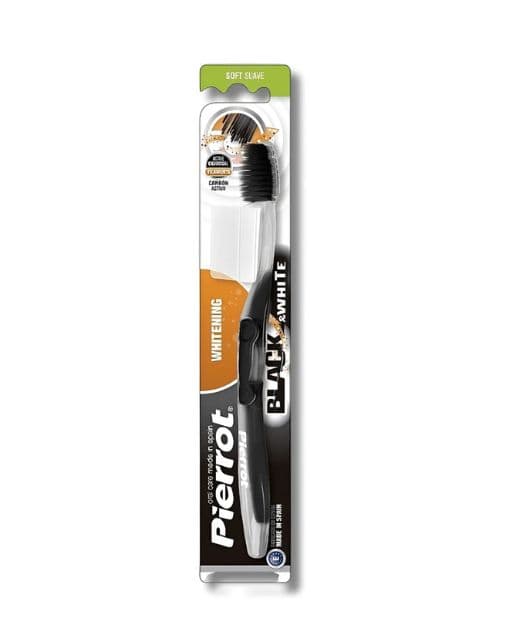 Pierrot Brosse Dents Au Charbon Active Souple