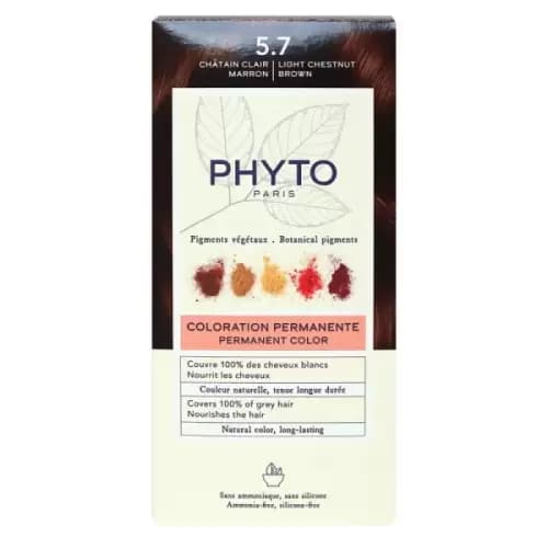 Phyto Phytocolor Couleur Soin 5.7 Chatain Clair...