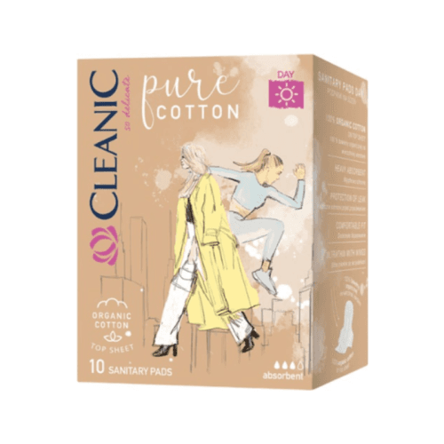 Cleanic Pure Cotton Serviettes Hygieniques Jour...