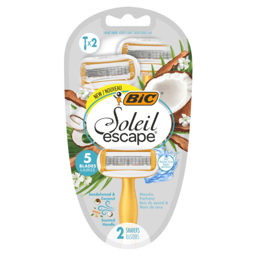 Bic Rasoir Soleil Escape 5 Lames Sandalwood...