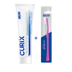 Curix Dentifrice Blancheur 75ml + Brosse A Dents Offert