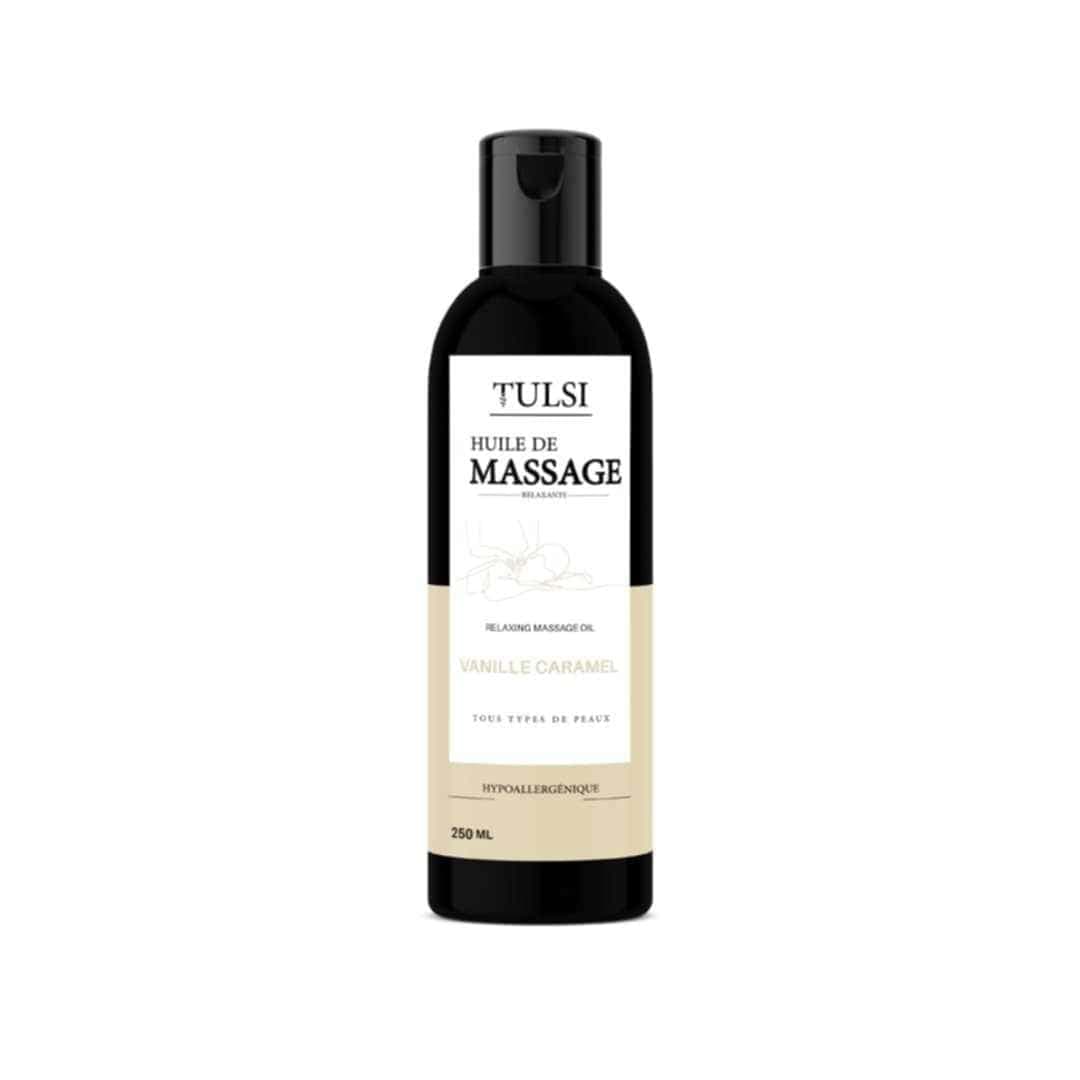 Tulsi Huile De Massage Vanille Caramel 250 ML