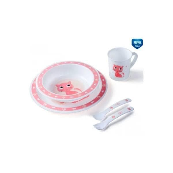 Canpol Set 5p Happy Animals Chat Rose 4/401
