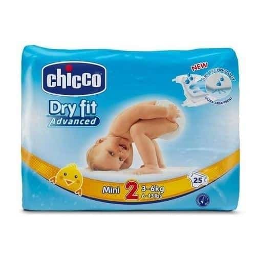 Chicco Couche Bebe Dry Fit Mini 3-6kg B/25