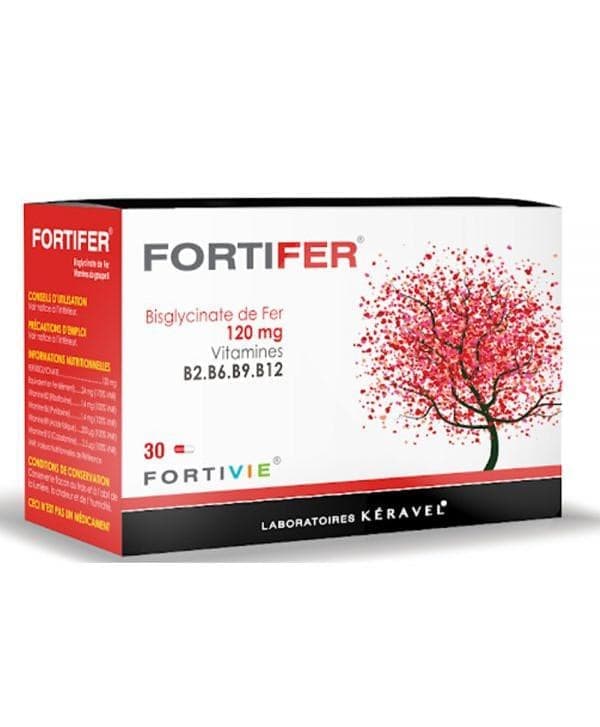 Fortifer Bisglycinate Fer 120 Mg Gelules B 30