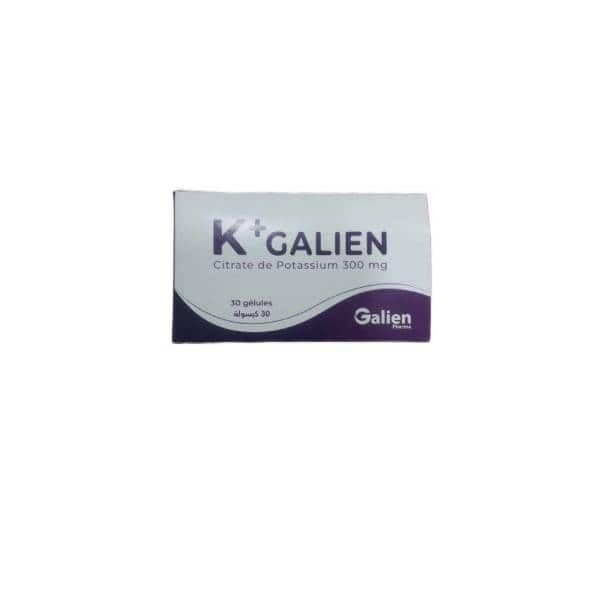 Galien K+galien Citrate Potassium 300mg Gelules B/30