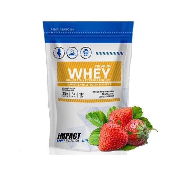 Impact Proteine Premium Whey Strawberry Cream Sachet Format 1,8kg