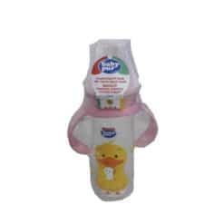 Baby Pur Biberon Standard Couvercle Torsade Rose 250ml Ref 72010