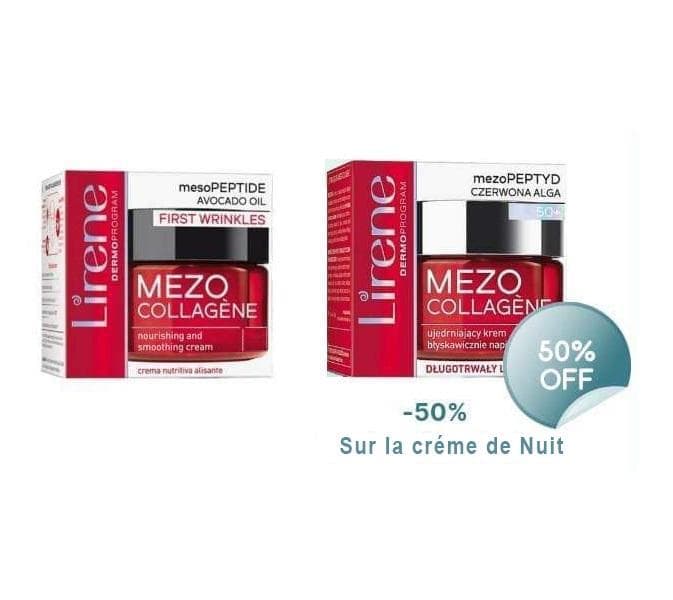 Lirene Coffret Mezo Collagene Jour+ 50% Creme Nuit