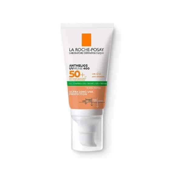 La Roche Posay Lot 2 Anthelios Oil Control Gel-creme Toucher Sec Teinte Spf50+ 50ml