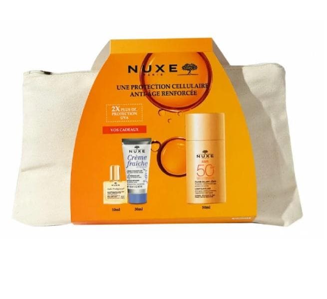 Nuxe Sun Trousse Fluide Fondante Spf50 Pm +