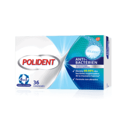 Polident® Nettoyant Anti-bacterien – 36 Comprimes