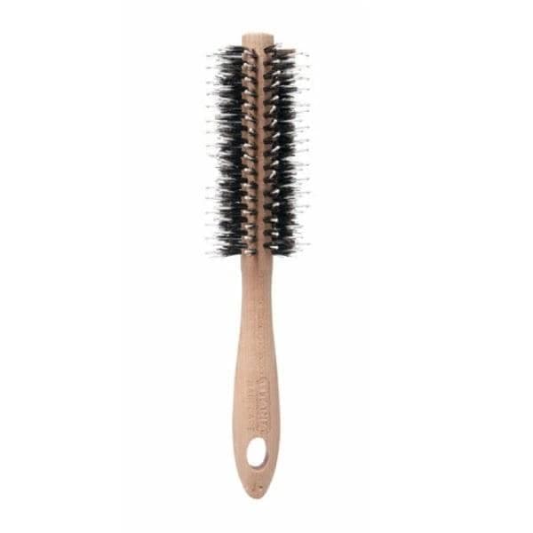 Titania Brosse Ronde Nature Erable Poils Sangliers/nylon 21cm D 4cm 2864