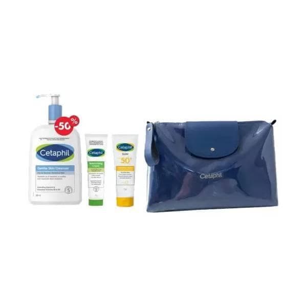 Cetaphil Trousse Liposomal Lotion 50ml + Creme Hydratante 50ml + Lotion Nettoyante 500ml (-50%)