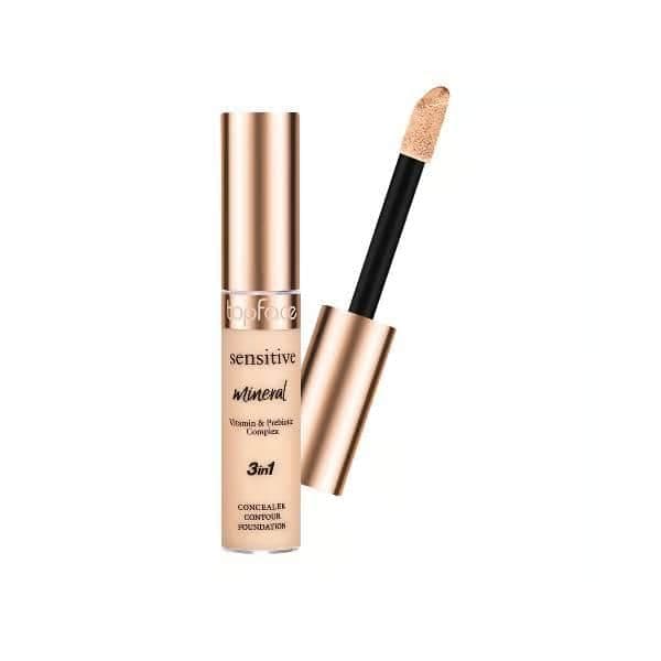 Topface Sensitive Mineral 3in1 Concealer Contour Foundation 001