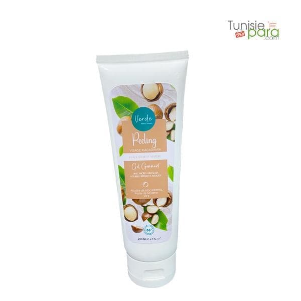 Verde Peeling Visage Macadamia Peaux Seche Et Mature 200ml