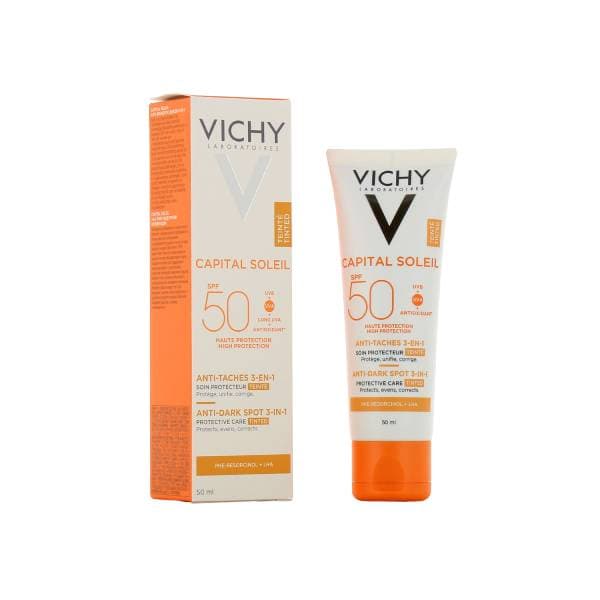 Vichy Lot 2 Capital Soleil Soin Anti-taches Teinte 3-en-1 Spf50+