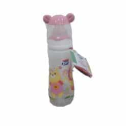 Baby Pur Biberon En Polypropylene Col Standard Funny Pp Rose 125 ML