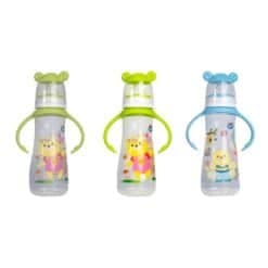Baby Pur Biberon Calinou Pp Avec Anses Bleu/ Rose 250 ML