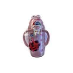 Baby Pur Tasse Ludique Avec Paille Et Anses Rose 360ml Ref 78001