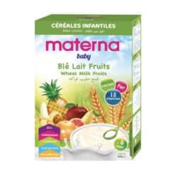 Materna Farine Ble , Lait , 5 Fruits 200 G