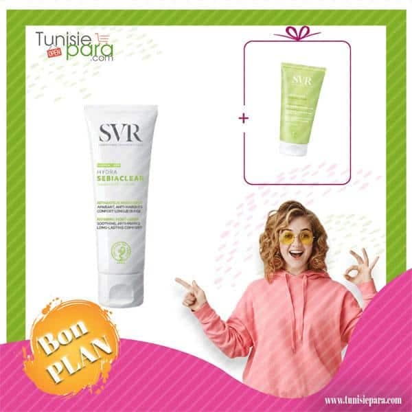 SVR Sebiaclear Pack Hydra 48h + Sebiaclear Creme Lavante 55ml