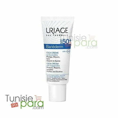 Uriage Bariederm Cica-creme Spf50+ Au Cuivre-zinc