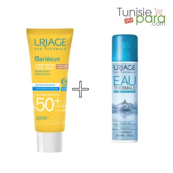 Uriage Bariesun Spf50+ Doree 50ml + Eau Thermale 50ml Offerte